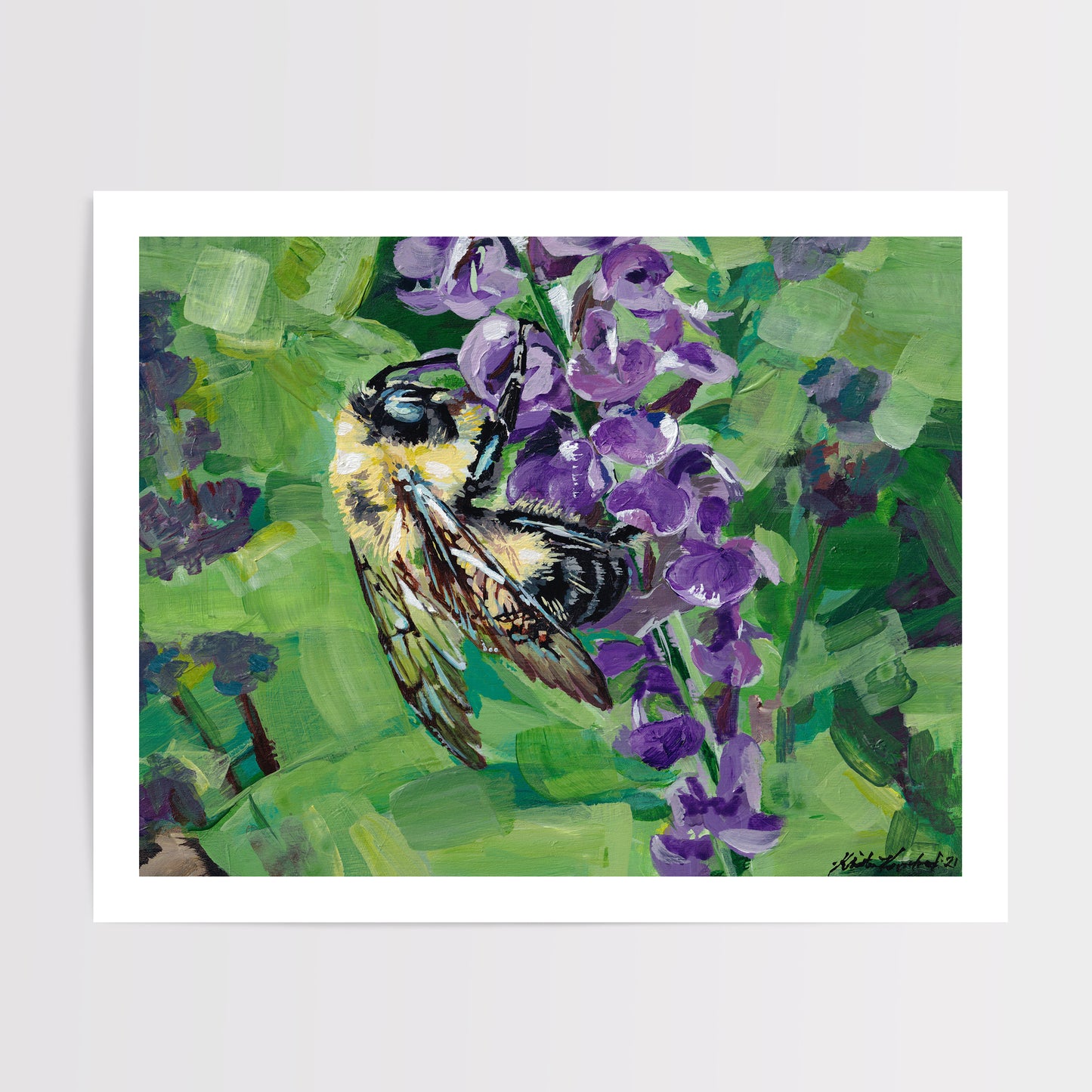 “Bumble Bloom” — Art Print