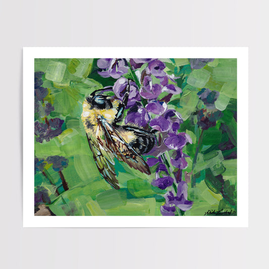 “Bumble Bloom” — Art Print