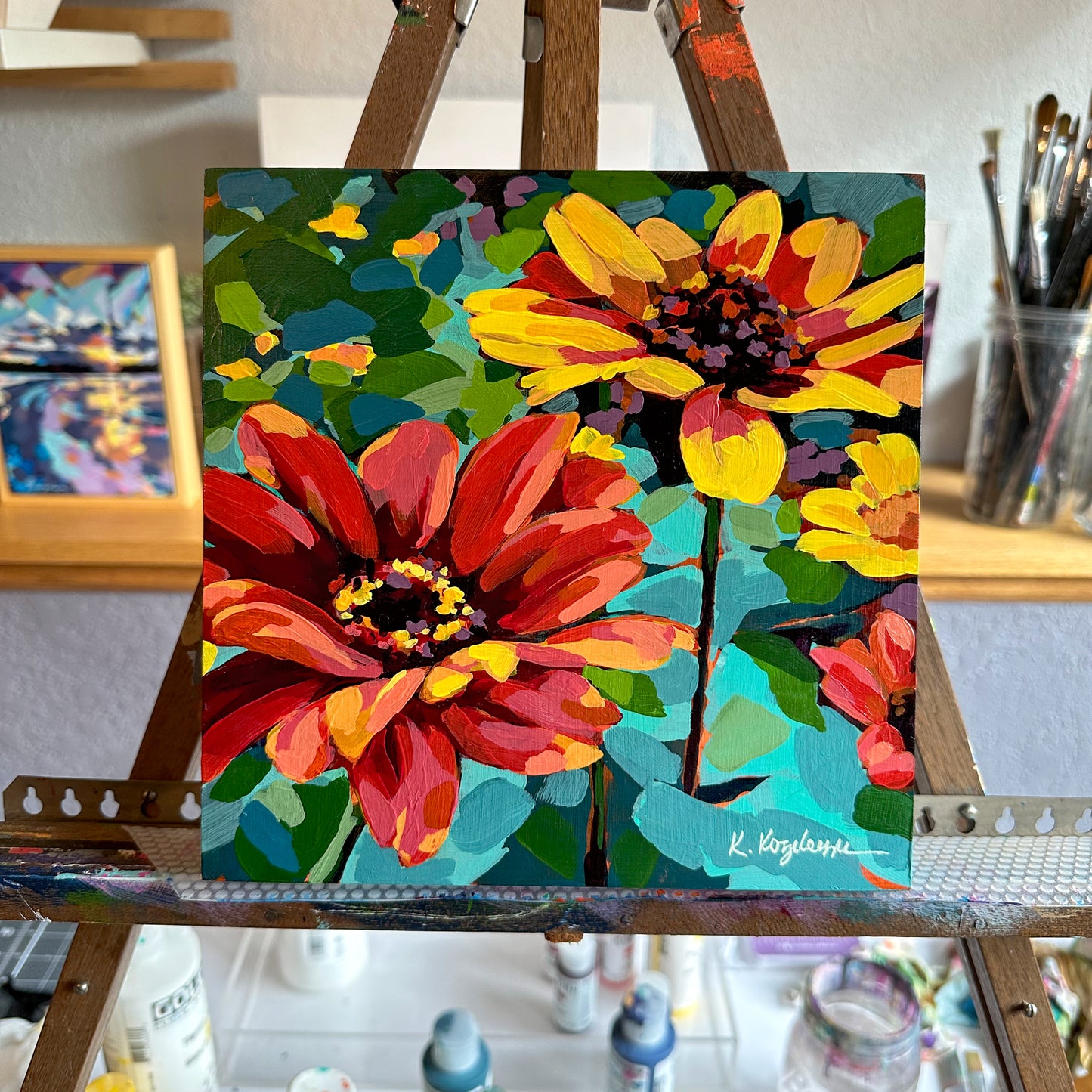 Fall Floral – (Original)