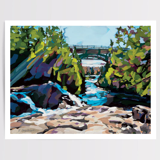 "Gooseberry Upper Falls” – Art Print