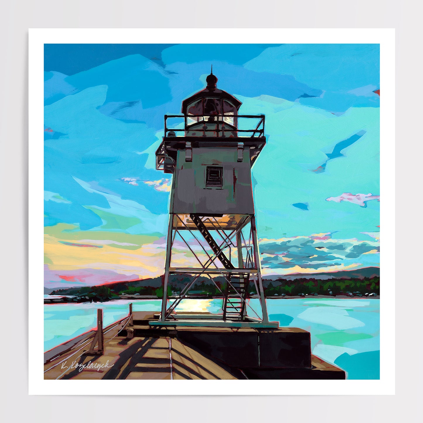 “Grand Marais Lighthouse” – Art Print