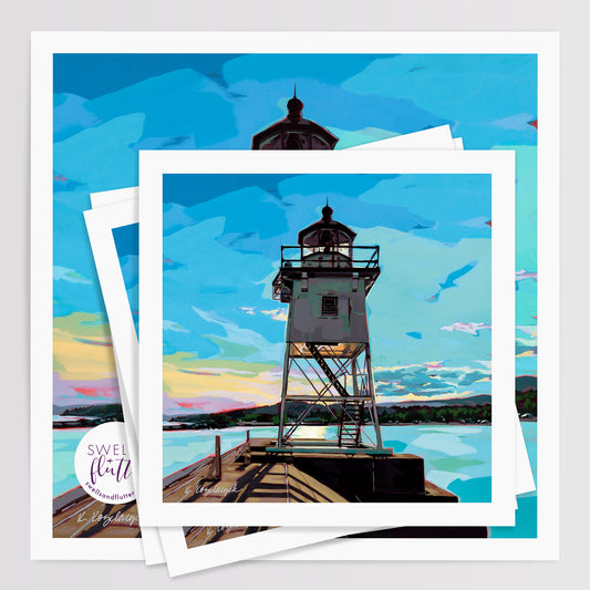 “Grand Marais Lighthouse” – Art Print