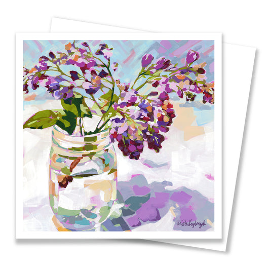 “Lilac Branch” – Notecard