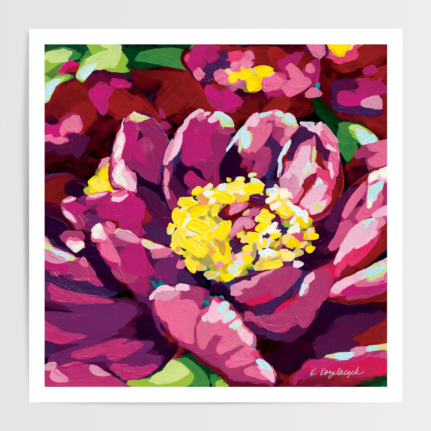 "Pink Peony” – Art Print