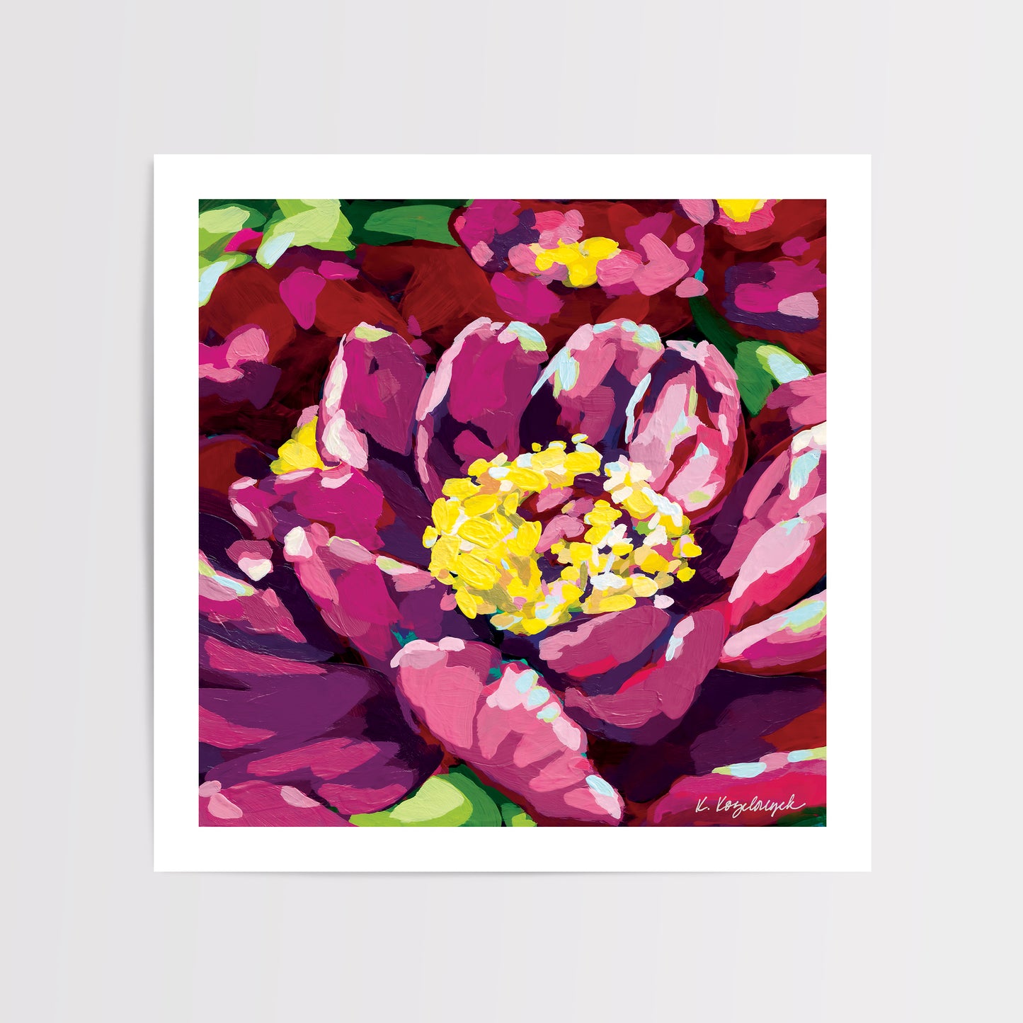 "Pink Peony” – Art Print