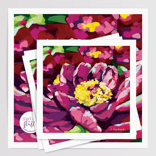 "Pink Peony” – Art Print