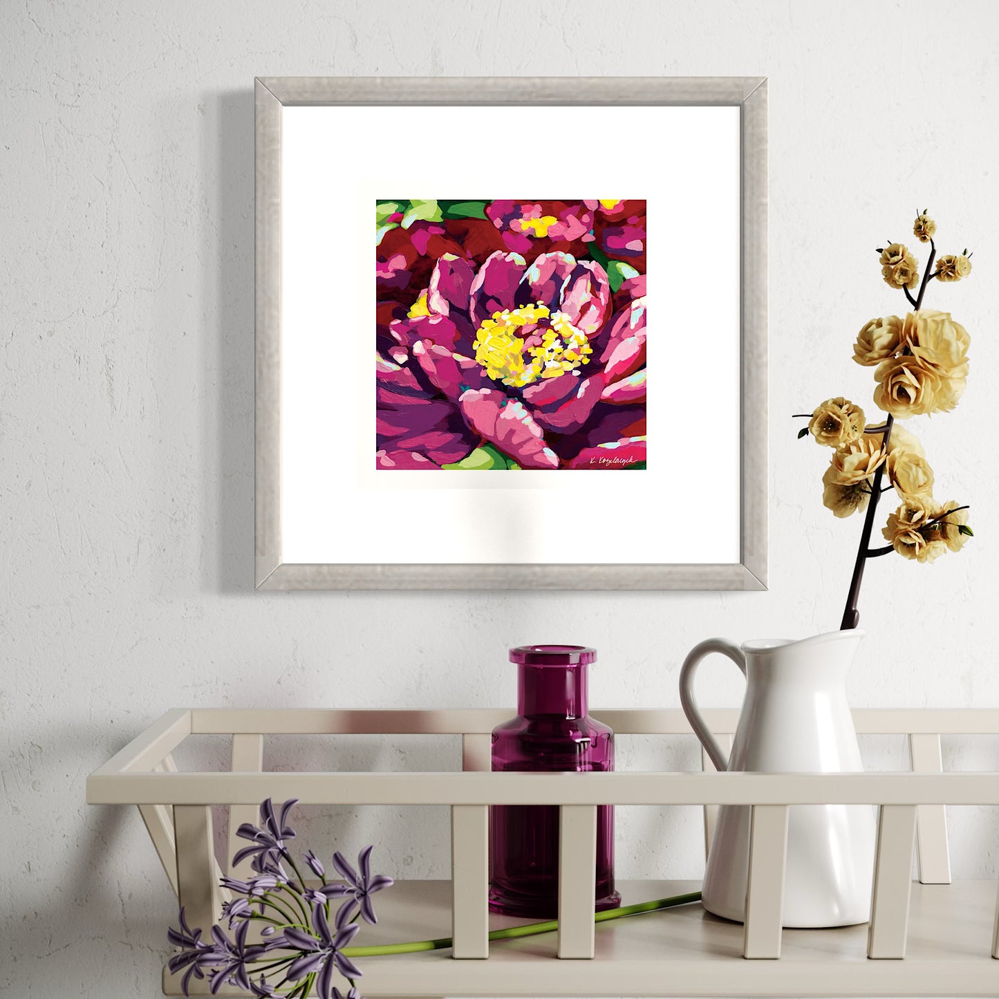 "Pink Peony” – Art Print