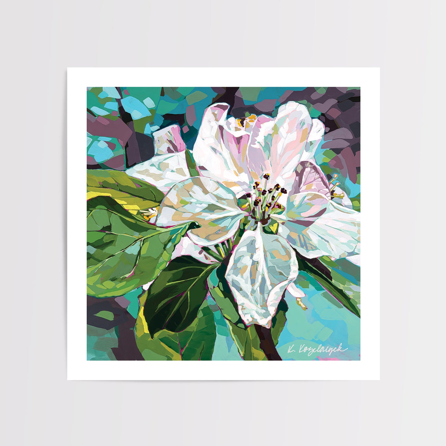Apple Blossoms | Floral Art Print