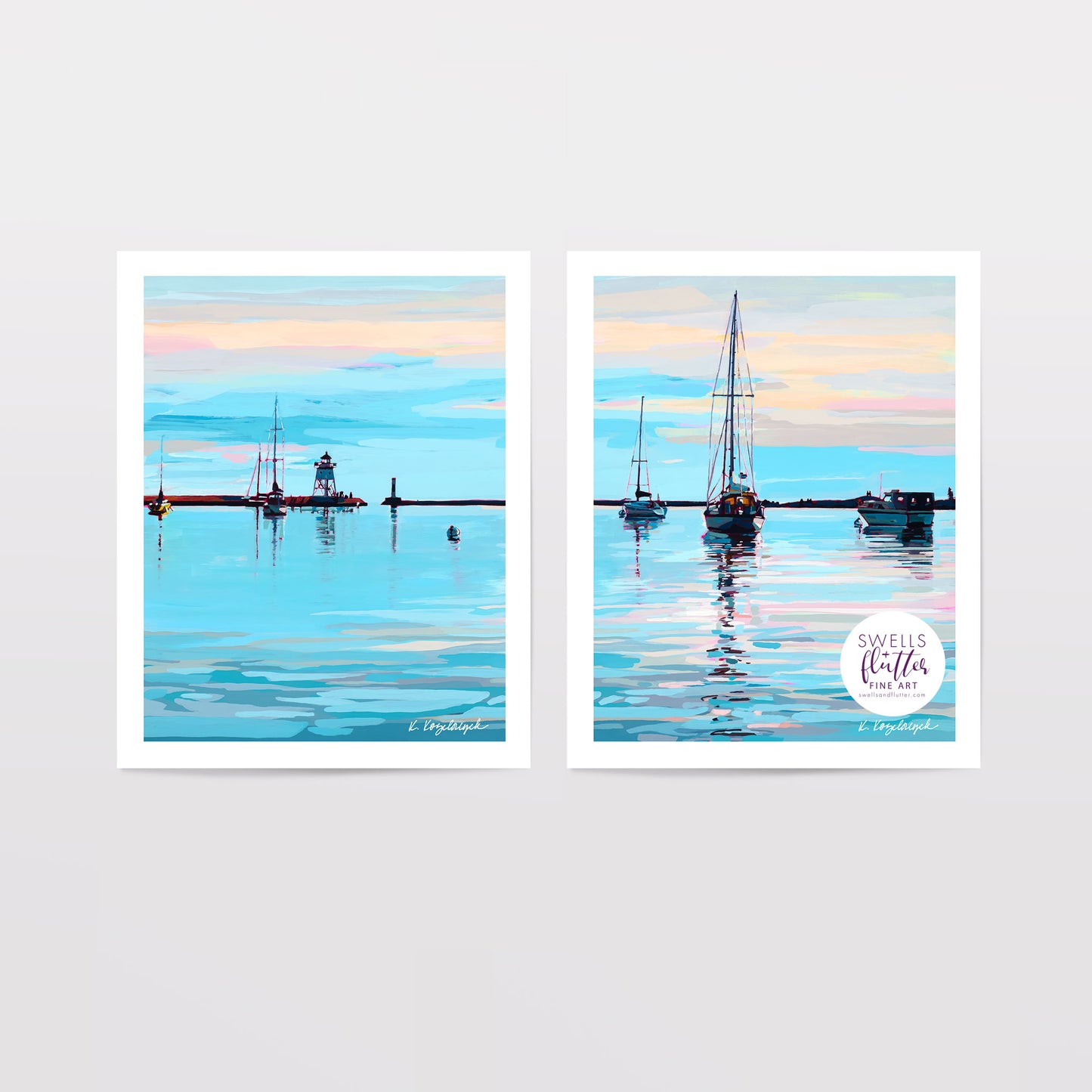 Harbor View | Landscape Art Print