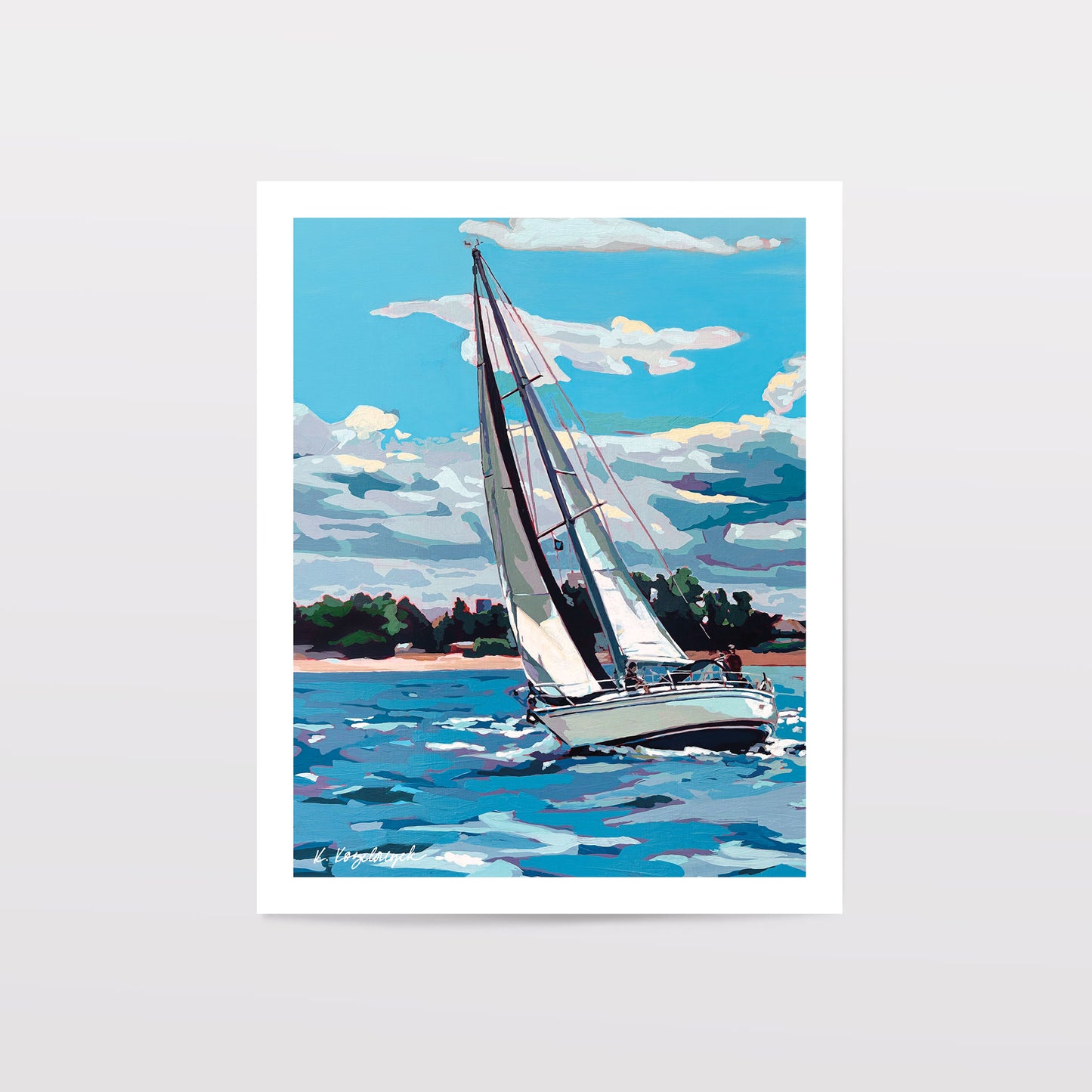 Set Sail | Landscape Art Print