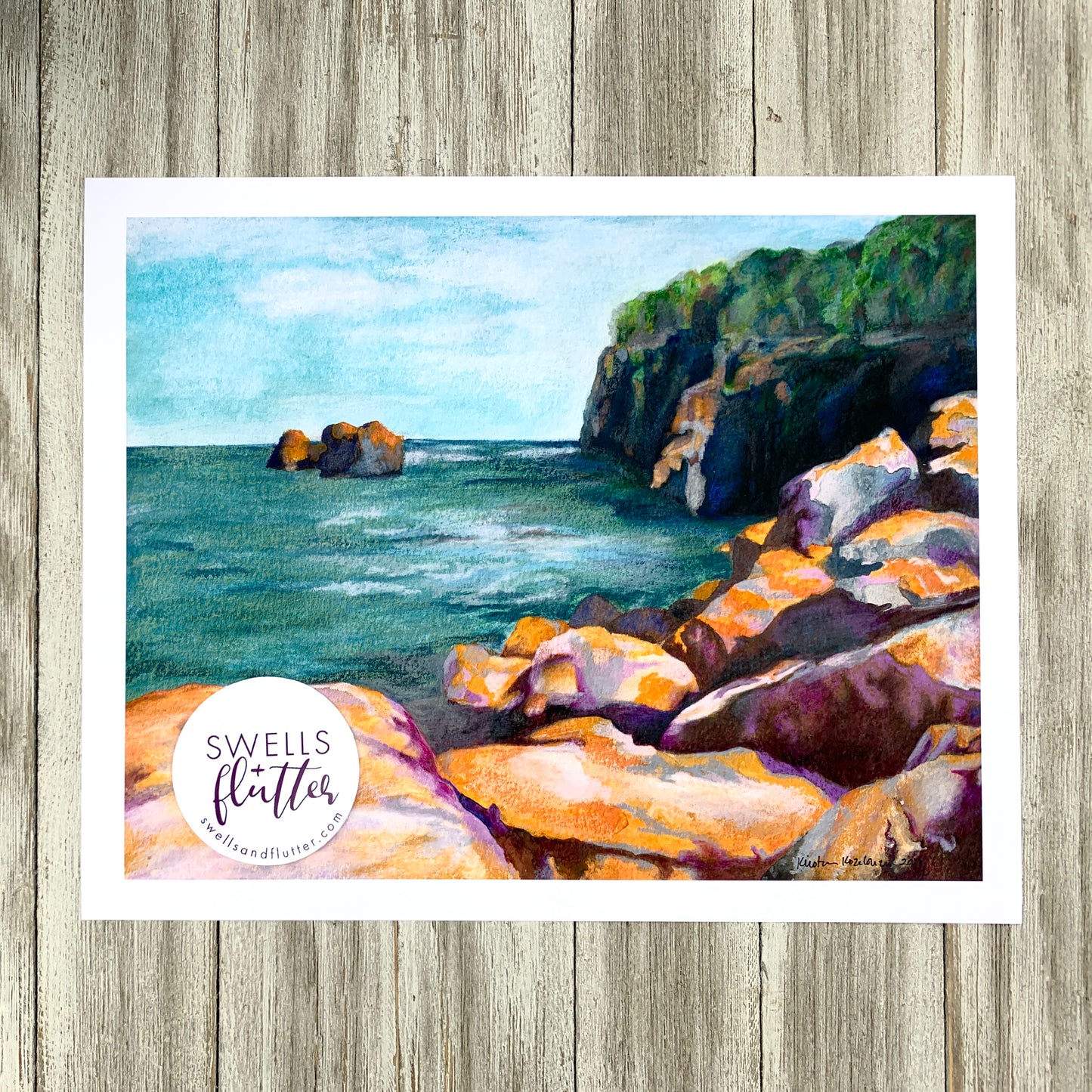 “Taking the Leap” — Art Print