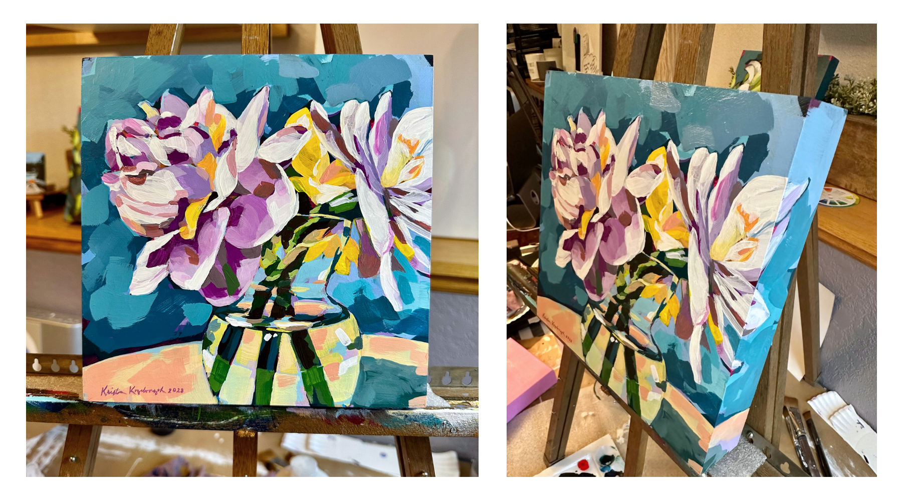 New art — “Double Daffodils”