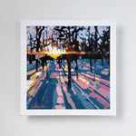 Load image into Gallery viewer, “Snowy Sunset” – Art Print
