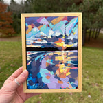 Load image into Gallery viewer, “Lake Sunset&quot; – (Original) Acrylic
