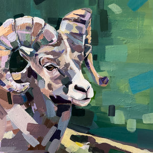 "Bighorn Sheep" – (Original) Acrylic