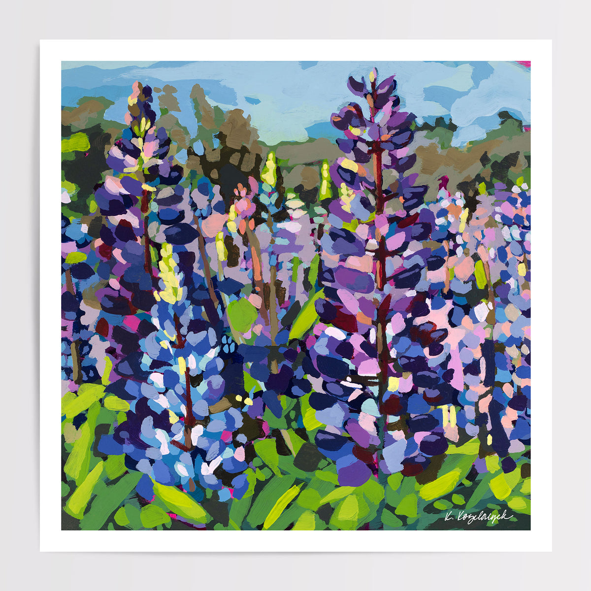 Lupine | Floral Art Print