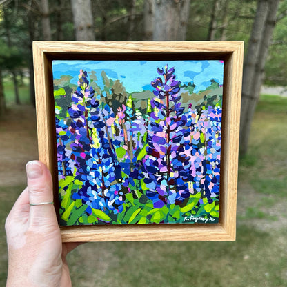 Lupine | Original Acrylic Painting