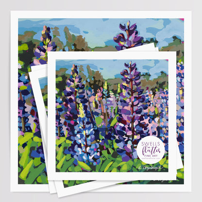 Lupine | Floral Art Print