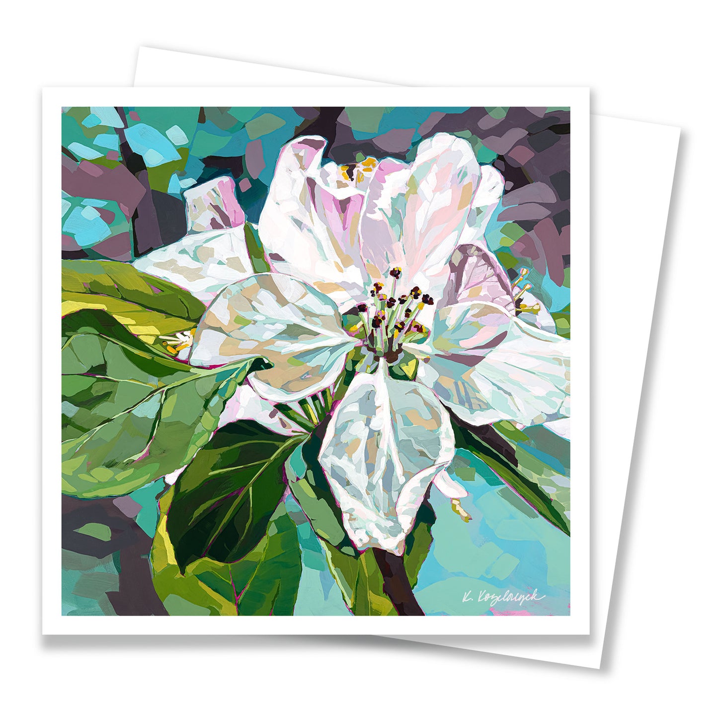 Apple Blossoms | Notecard