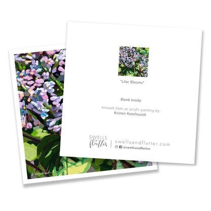 Lilac Blooms | Notecard