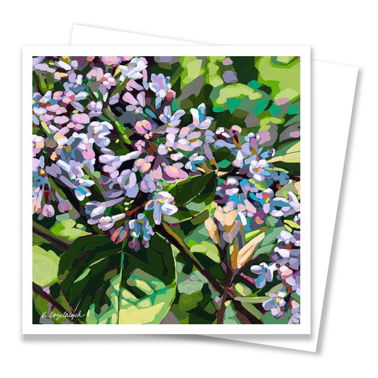 Lilac Blooms | Notecard