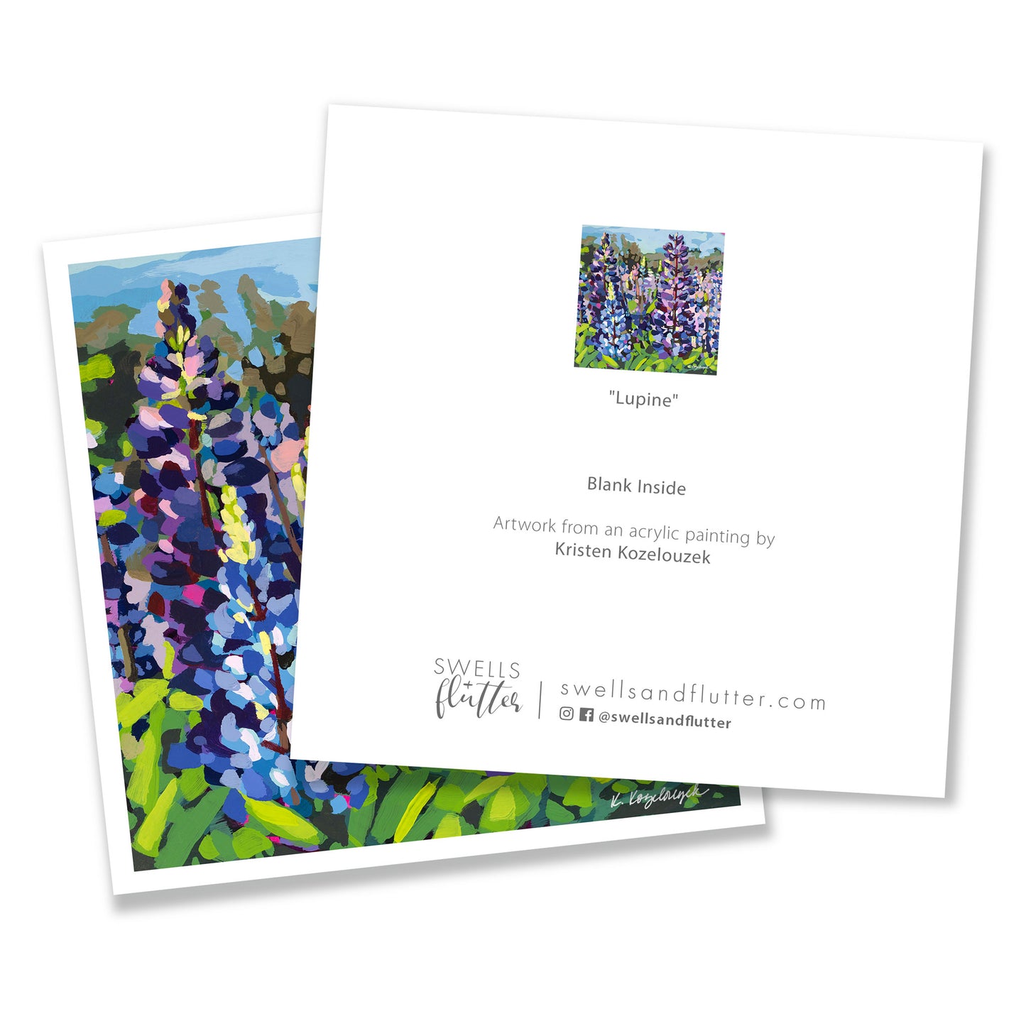 Lupine | Notecard