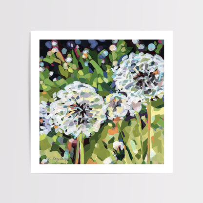 "Dandelion Puffs” – Art Print