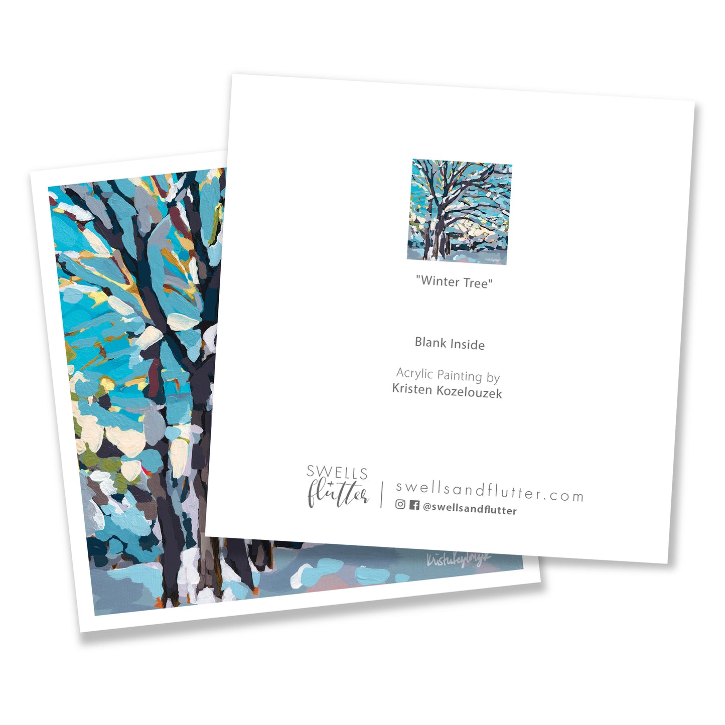 “Winter Tree” – Notecard