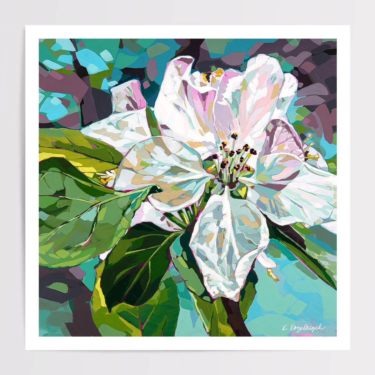 Apple Blossoms | Floral Art Print
