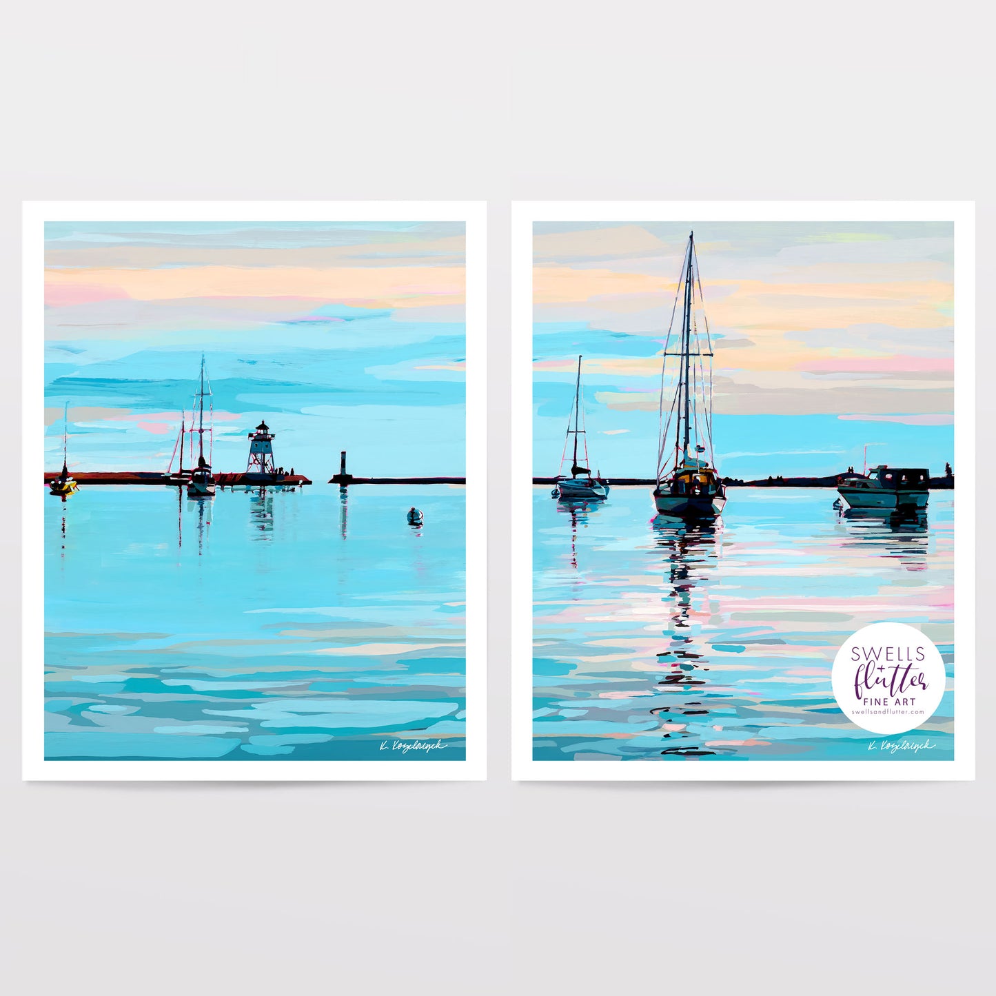 Harbor View | Landscape Art Print
