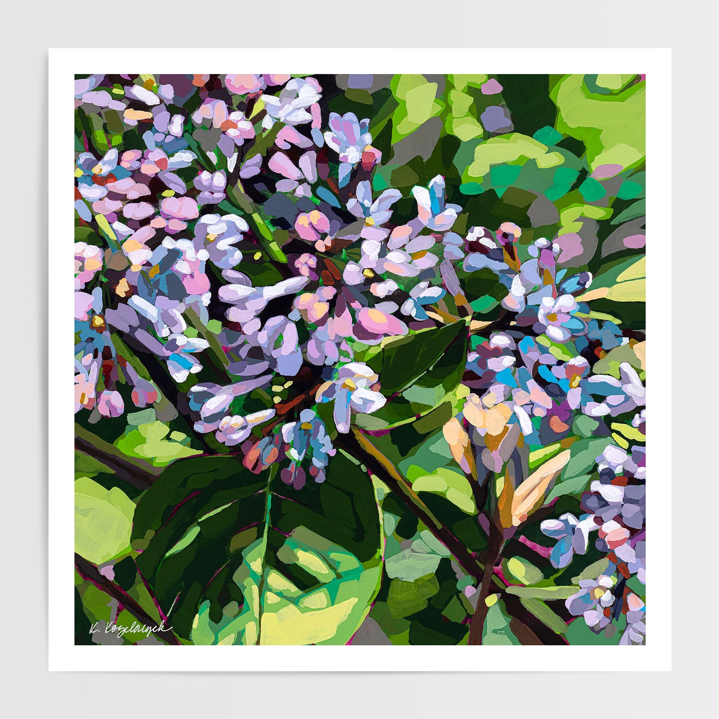 "Lilac Blooms” – Art Print