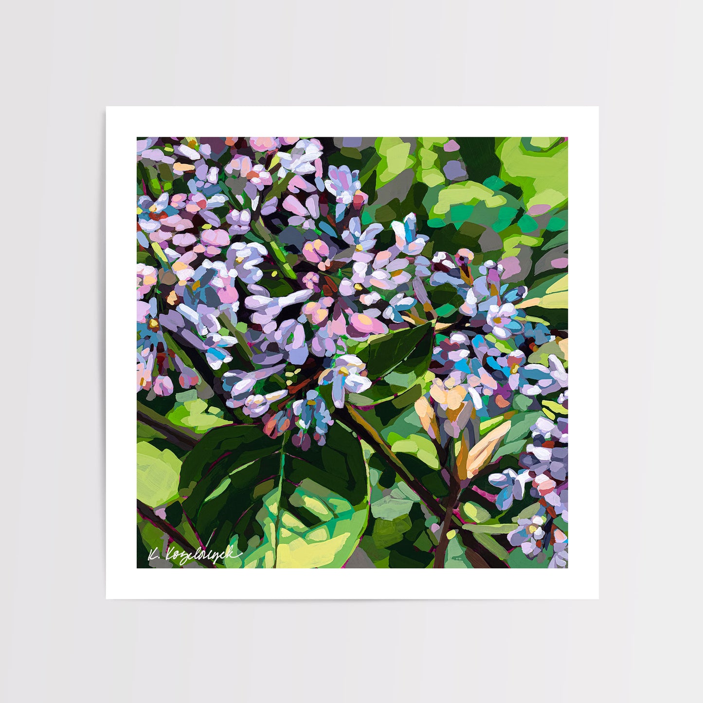"Lilac Blooms” – Art Print