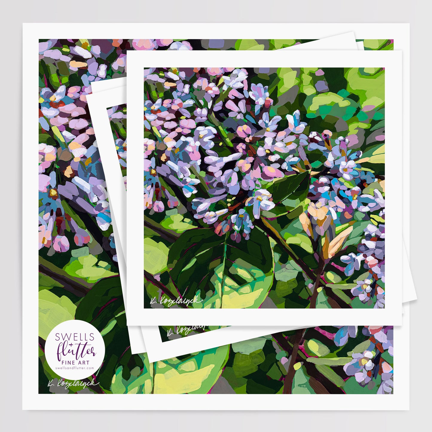 "Lilac Blooms” – Art Print