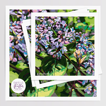 "Lilac Blooms” – Art Print