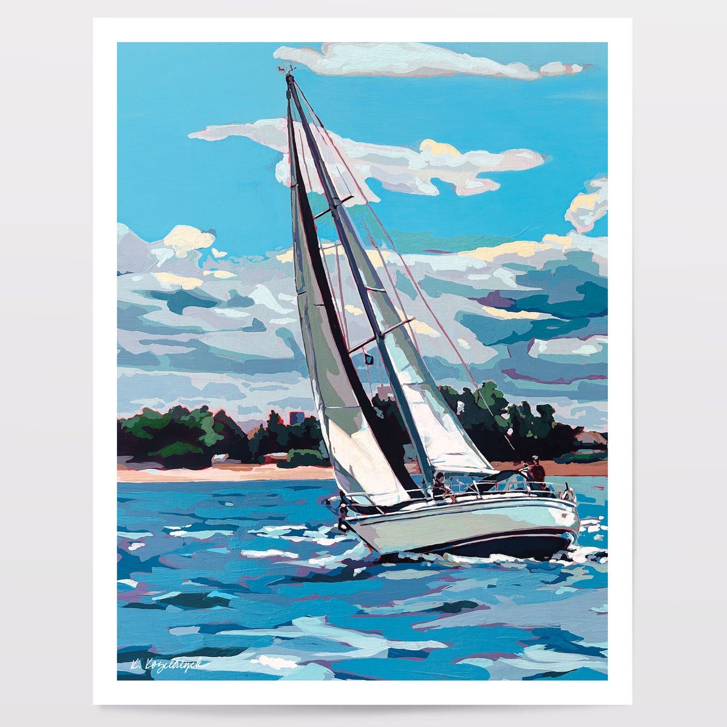 Set Sail | Landscape Art Print