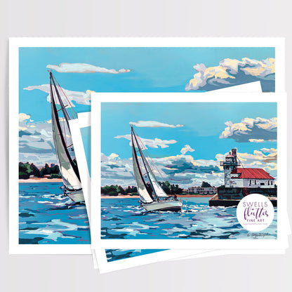 Set Sail | Landscape Art Print