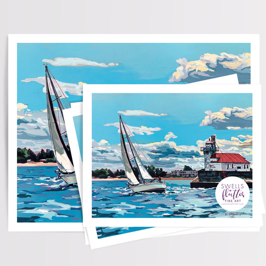 Set Sail | Landscape Art Print