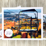 Load image into Gallery viewer, &quot;Fall Chairlift” – Art Print
